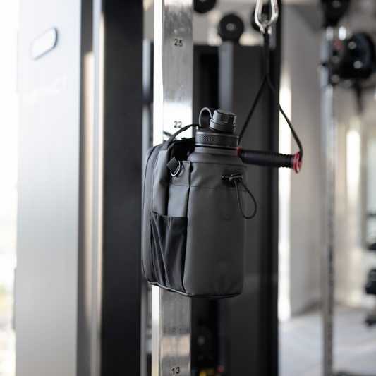 MagnoFits Magnetic Gym Pouch & Crossbody Bag For Travel, Work, Sports, Fitness.